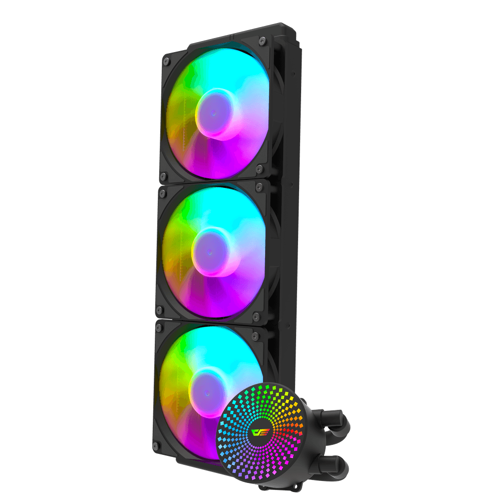 Radiant DC 360 Liquid CPU Cooler - Black