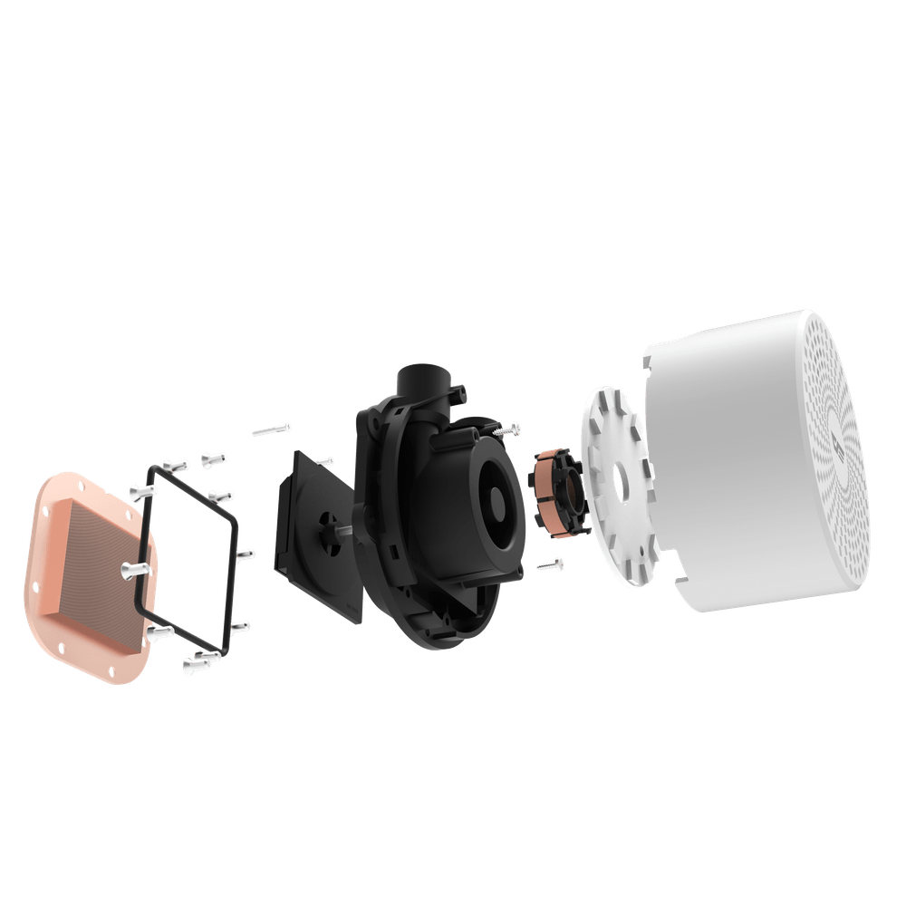 DarkFlash Radiant DC 360mm Liquid CPU Cooler - White