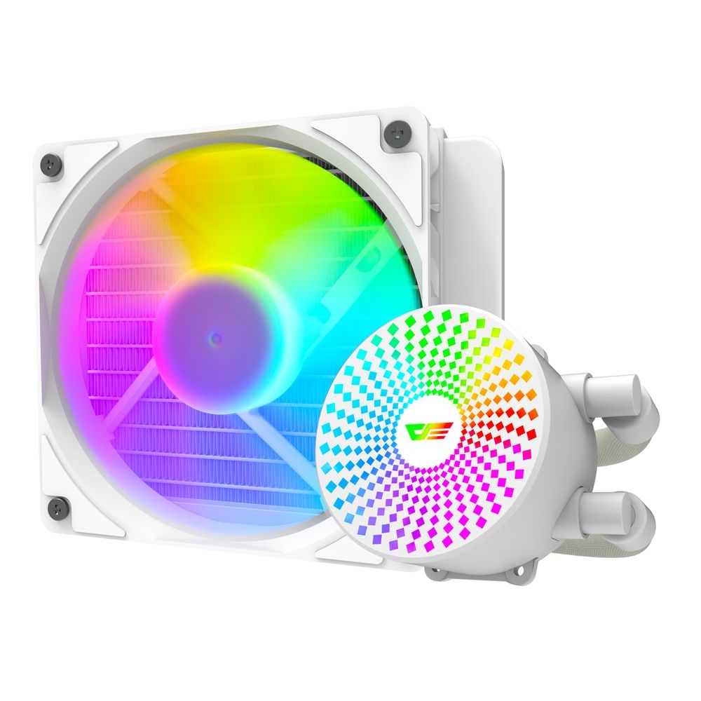 Radiant DC 120 Liquid CPU Cooler - White