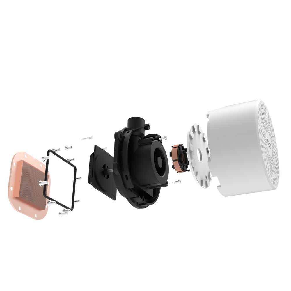 Radiant DC 120 Liquid CPU Cooler - White