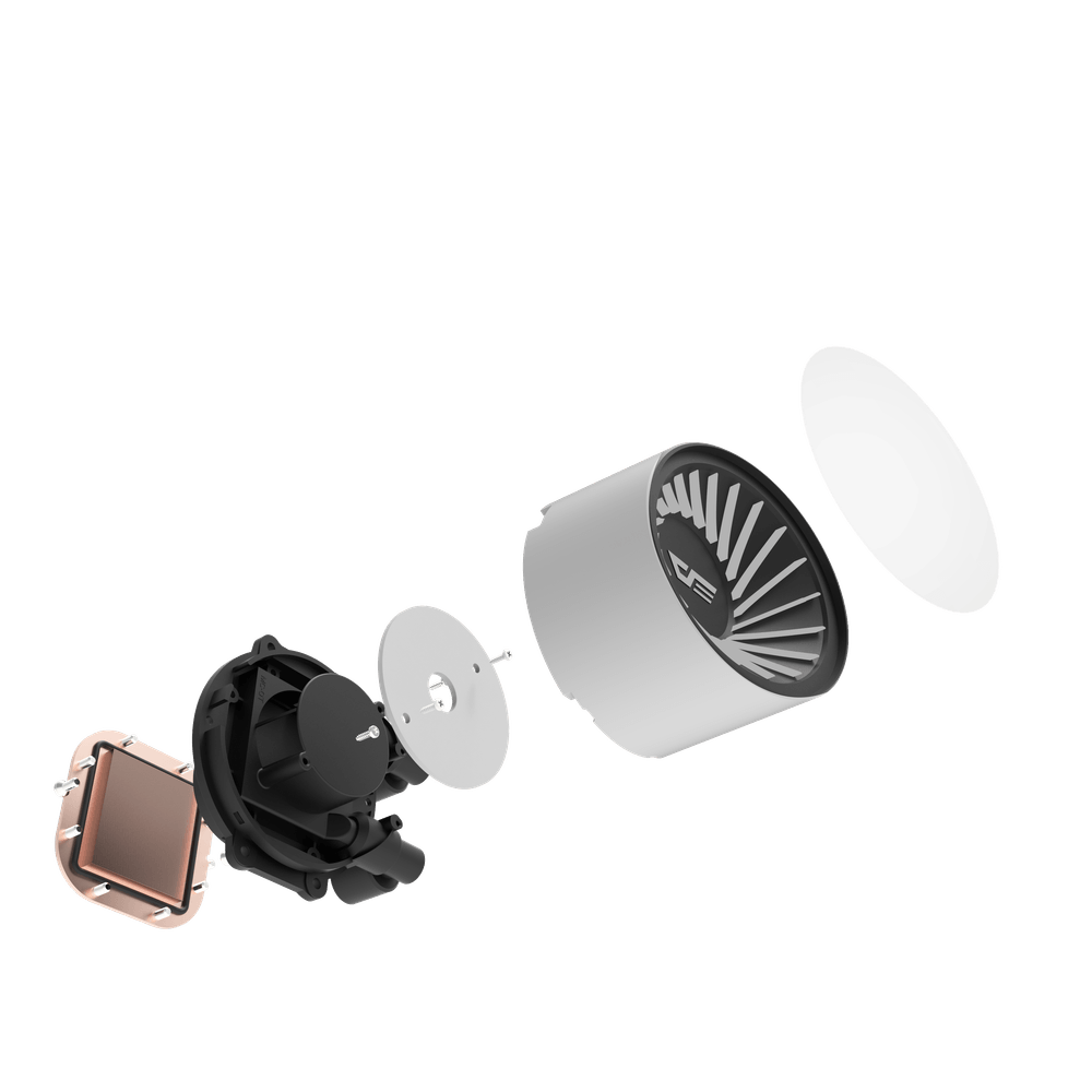 Radiant DCS 240 Liquid CPU Cooler - White