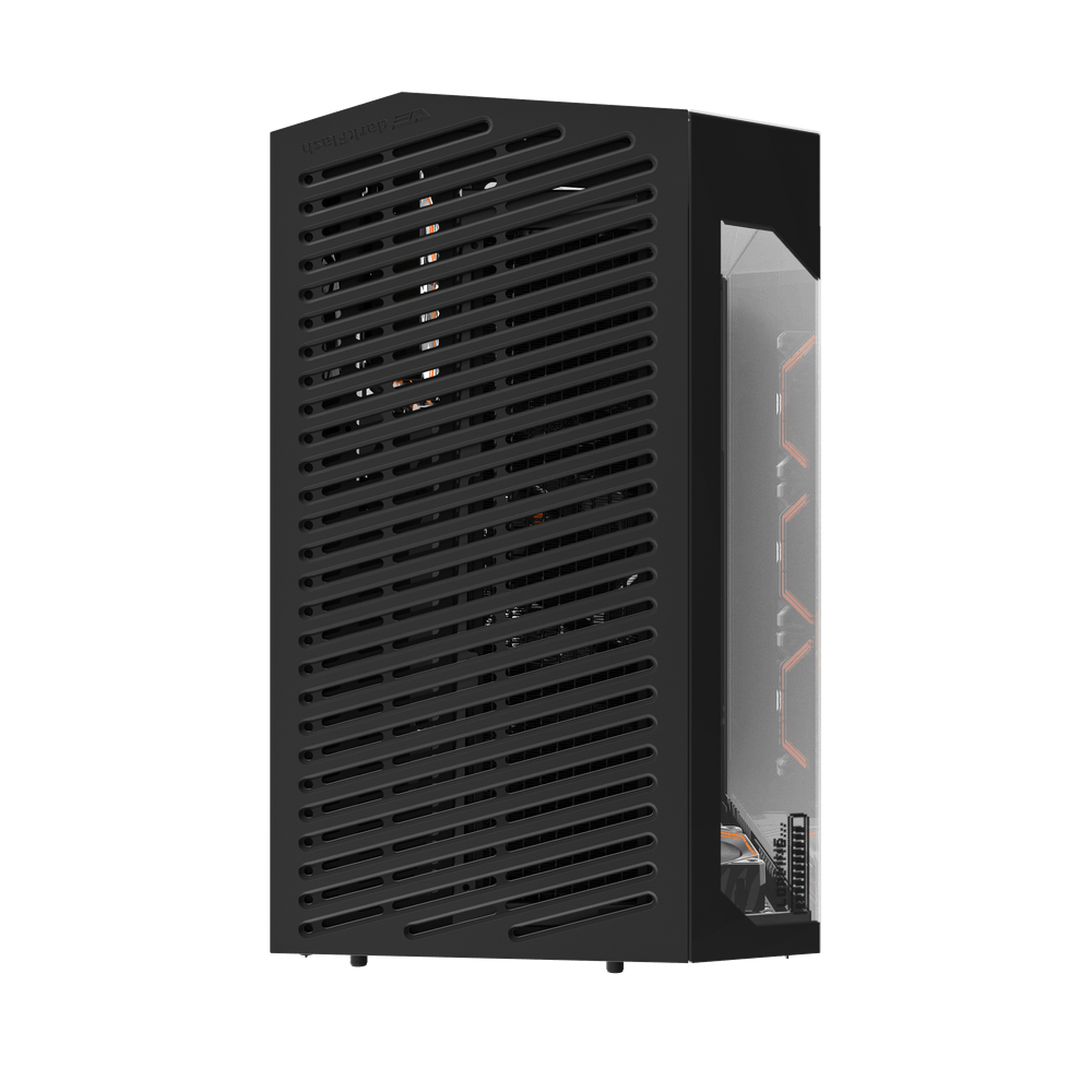 DarkFlash DY470 ATX PC Case - 4 ARGB FANS / Black