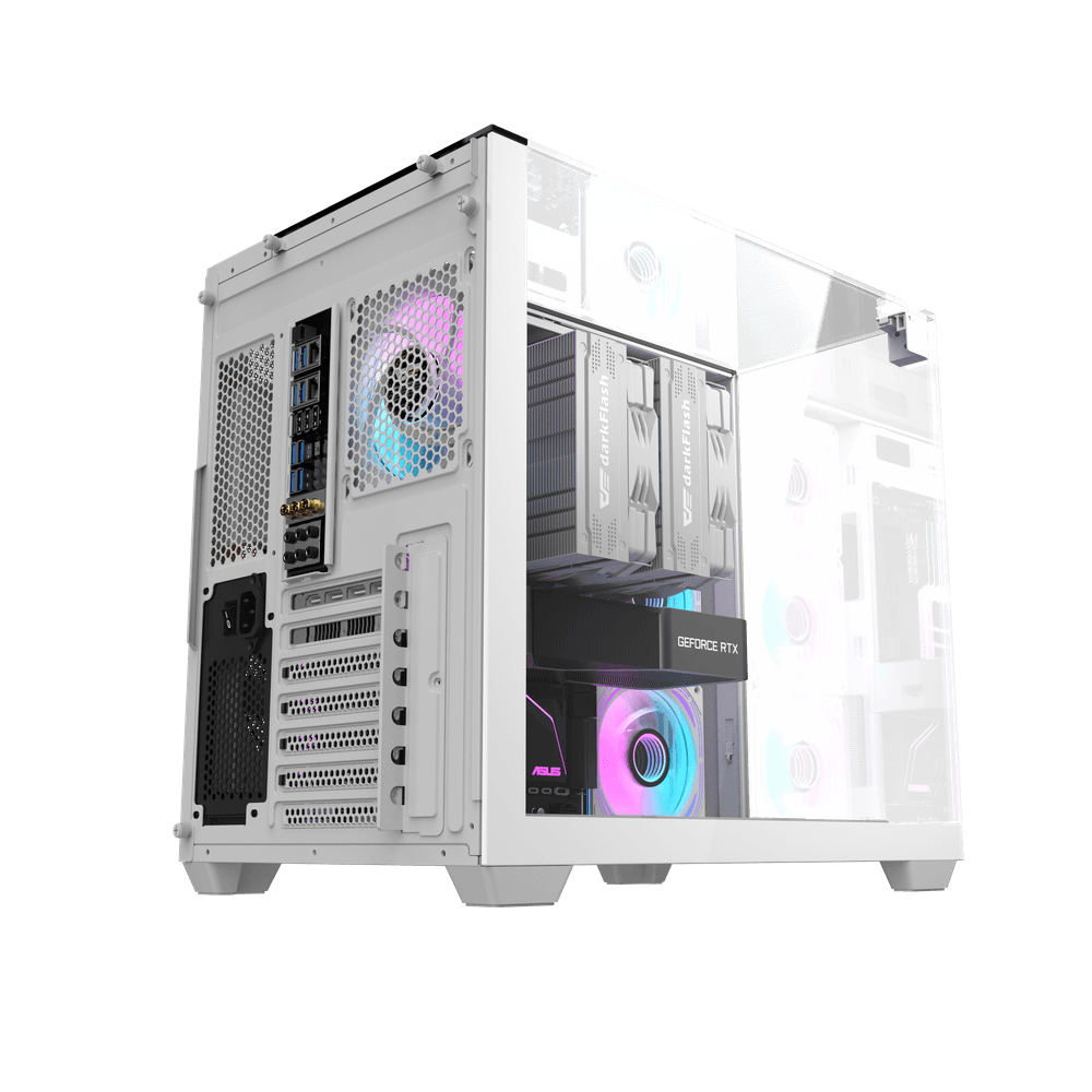 DarkFlash TH285 Case - White (4 FANS)