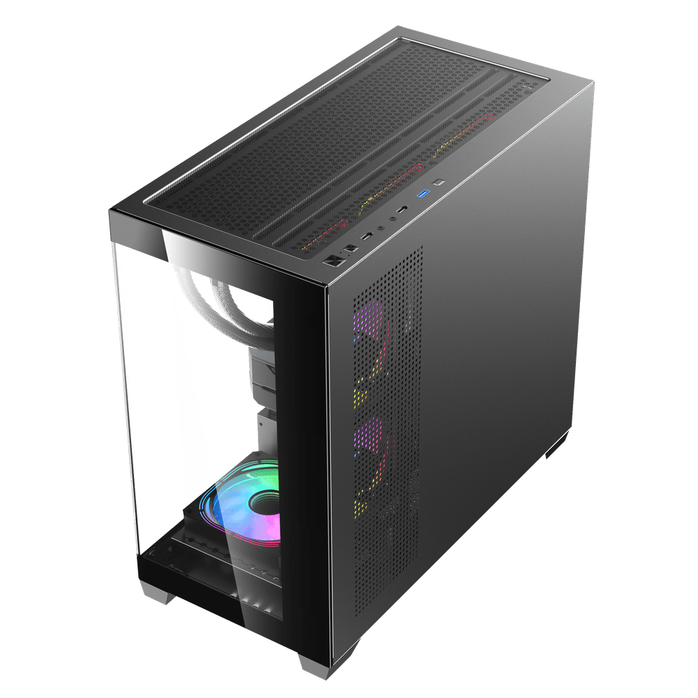 DarkFlash C218M 3x FANS + AE650 PSU - Black
