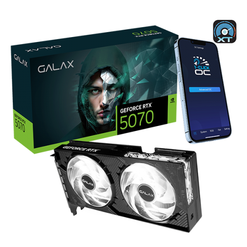 GeForce RTX™ 5070 1-Click OC GALAX 12GB GDDR7 Graphics Card