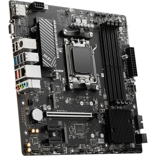MSI PRO B650M-P AM5 Micro-ATX Motherboard - Black