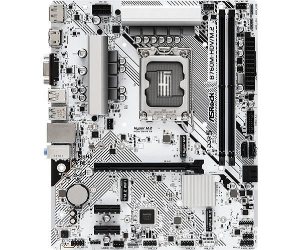 ASROCK B760M-HDV/M.2 D5 mATX