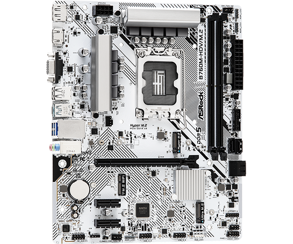 ASROCK B760M-HDV/M.2 D5 mATX