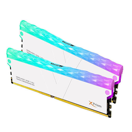 V-color Manta XSky RGB 32GB (16GBx2) 6000MHz DDR5 Memory Kit - (White)