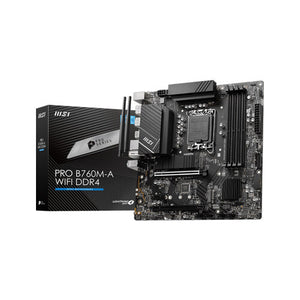 Msi PRO B760M-A WiFi DDR4 MATX Gaming Motherboard