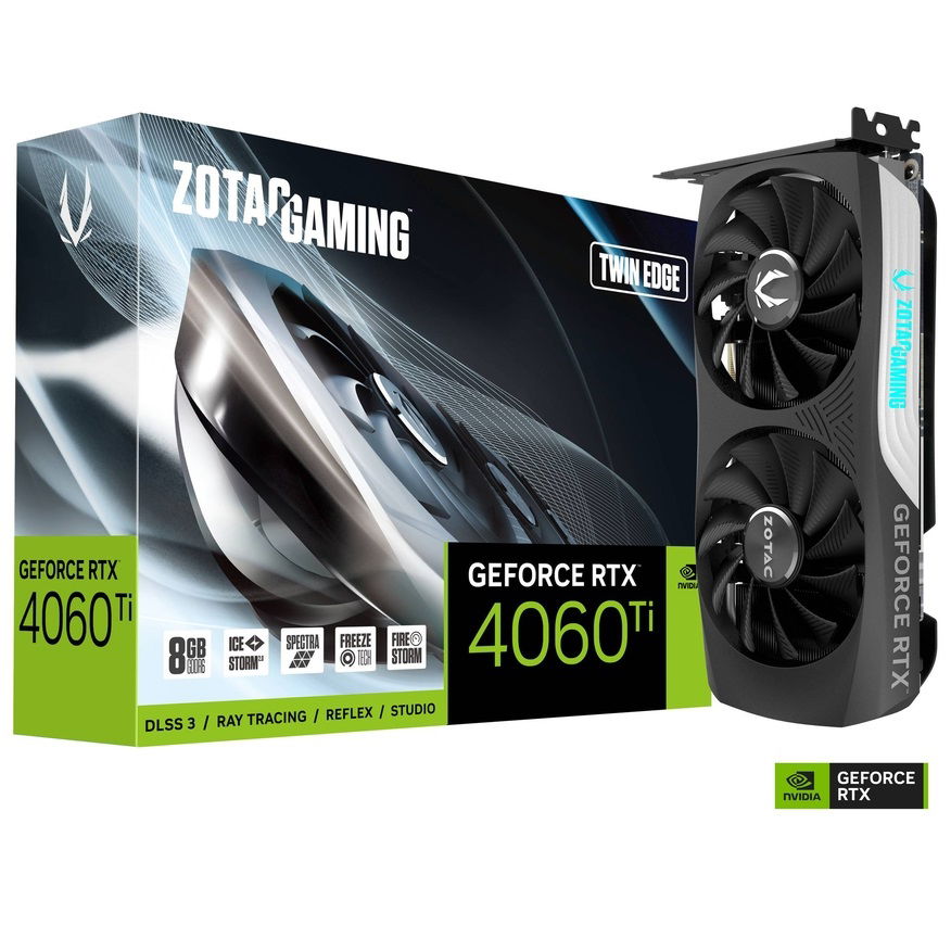 ZOTAC GAMING GeForce RTX 4060 Ti 8GB Twin Edge