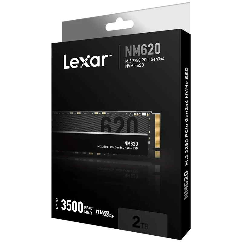 Lexar 2TB M.2 SSD NVMe 2280 LNM620 3500MB/s Read