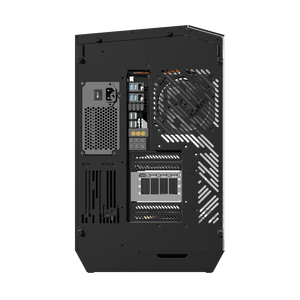 DarkFlash DY470 ATX PC Case - 4 ARGB FANS / Black