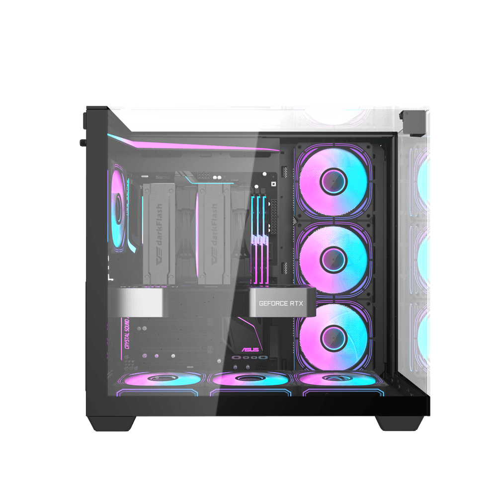 DarkFlash TH285 Case - Black (4 FANS)