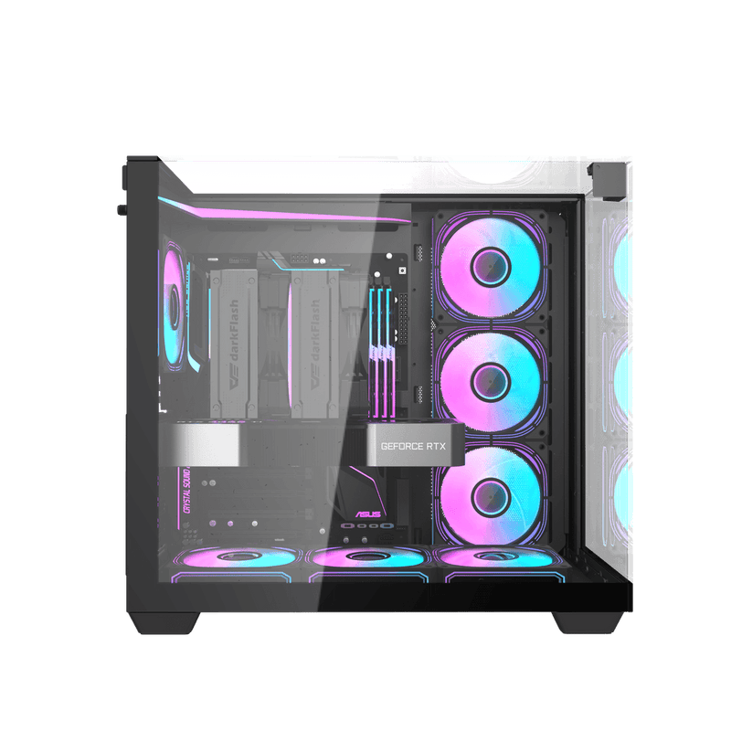 DarkFlash TH285 Case - Black (4 FANS)