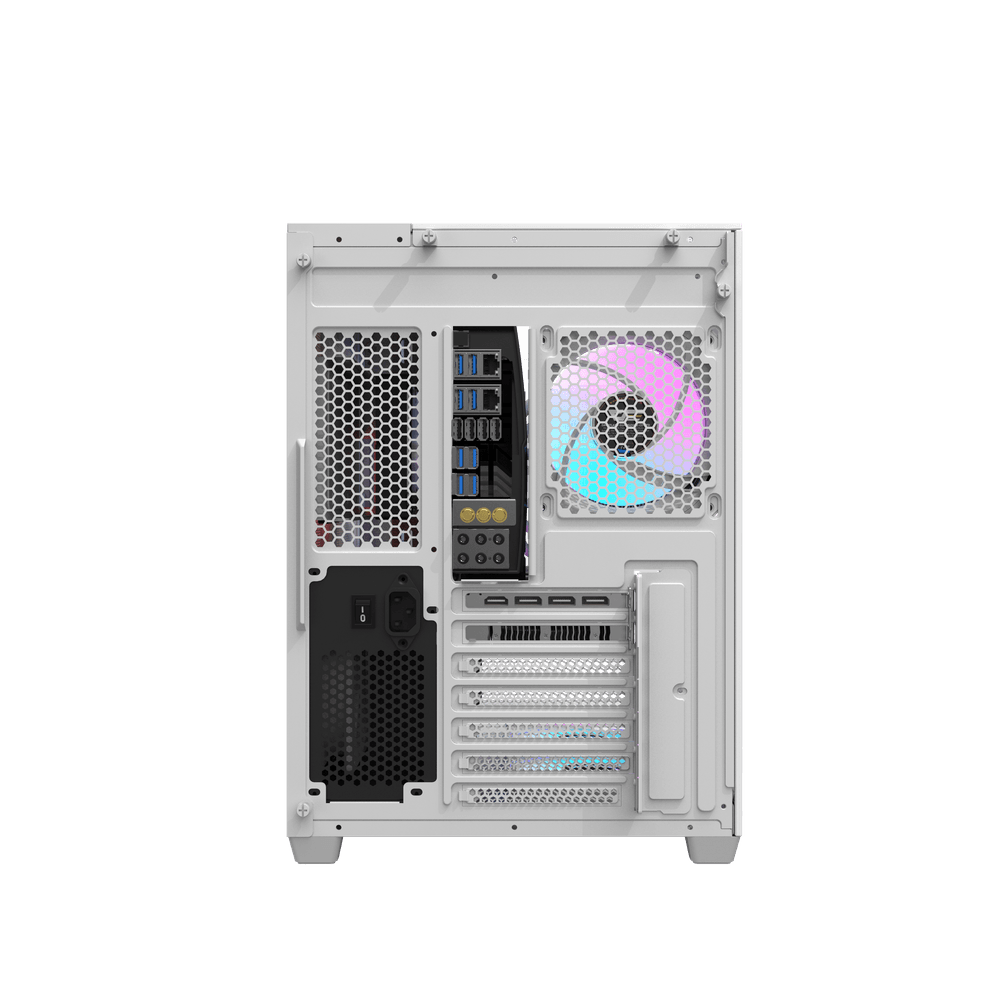 DarkFlash TH285 Case - White (4 FANS)