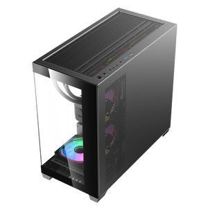 DarkFlash C218M 3x FANS + AE650 PSU - Black