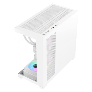 DarkFlash C218M 3x FANS + AE650 PSU - White