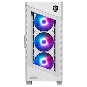 MSI MPG VELOX 100R Mid-Tower ATX Tempered Glass Case - White