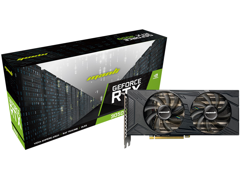 Manli Geforce RTX 3050 8GB Dual Fan Graphics Card