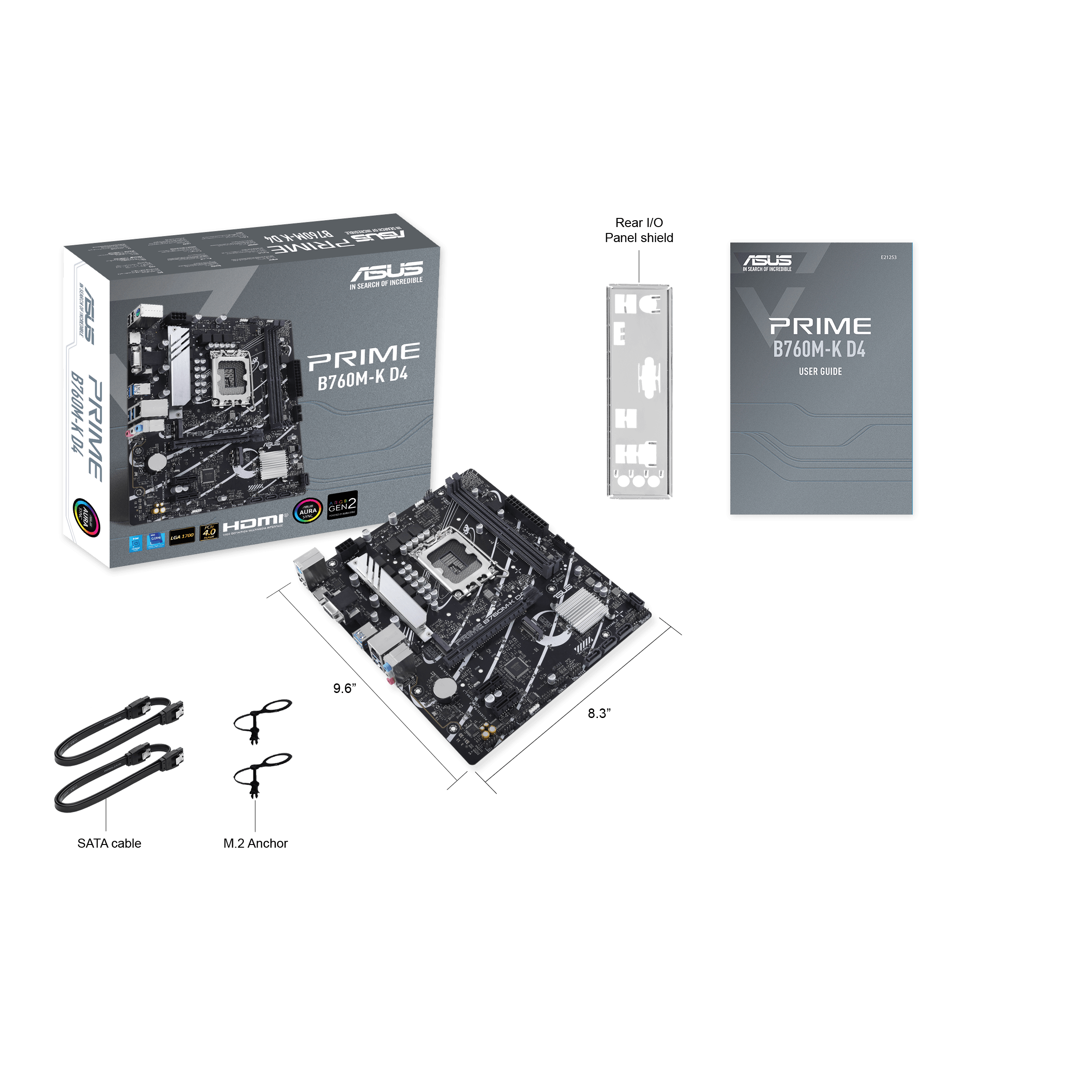 ASUS PRIME B760M-K DDR4 MOTHERBOARD