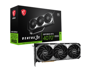 GeForce RTX 4070 Ti SUPER 16G VENTUS 3X OC