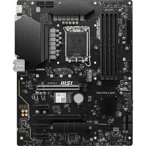 MSI PRO Z790-S WIFI DDR5 ATX LGA 1700 Motherboard - Black