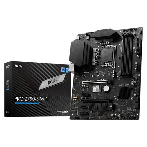 MSI PRO Z790-S WIFI DDR5 ATX LGA 1700 Motherboard - Black