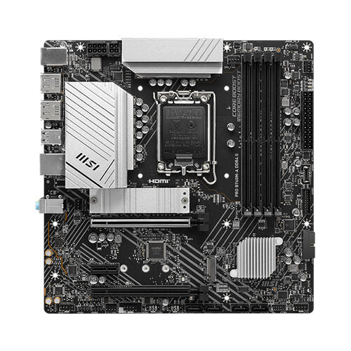 MSI Pro B760M-A DDR4 II MATX LGA 1700 Motherboard