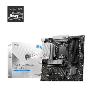 MSI Pro B760M-A DDR4 II MATX LGA 1700 Motherboard