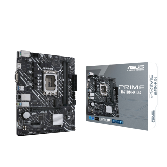 Asus Prime H610M-K D4 LGA 1700 DDR4 Micro ATX Motherboard