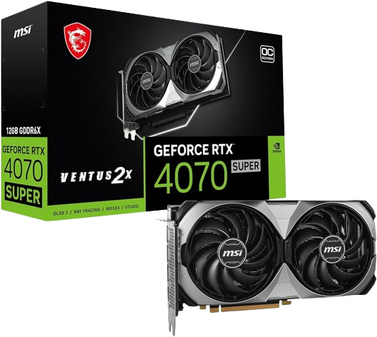 GeForce RTX 4070 SUPER 12G VENTUS 2X OC