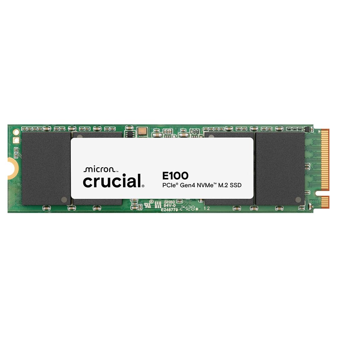 Crucial E100 2TB PCIe Gen4 NVMe M.2 SSD