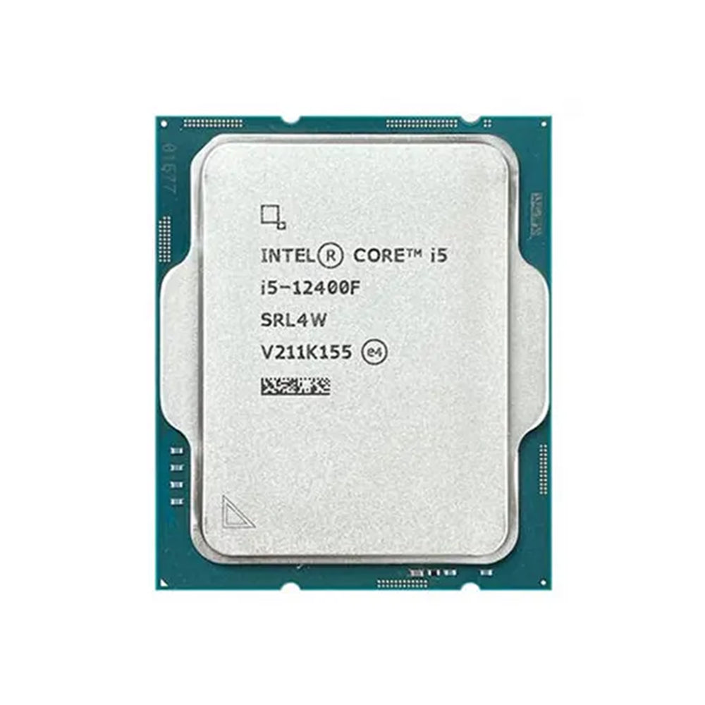 INTEL CORE I5-12400F 12TH GEN ALDER LAKE DESKTOP PROCESSOR, 2.5 GHZ BASE FREQUENCY| I5-12400F TRAY