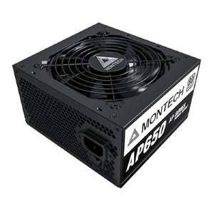 Montech 650W 80 PLUS White Certified ATX Power Supply - Black