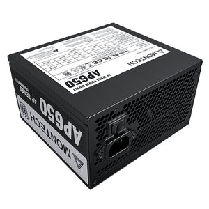 Montech 650W 80 PLUS White Certified ATX Power Supply - Black