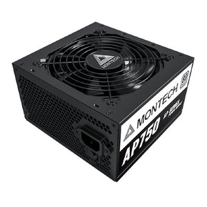 Montech 750W 80 PLUS White Certified ATX Power Supply - Black