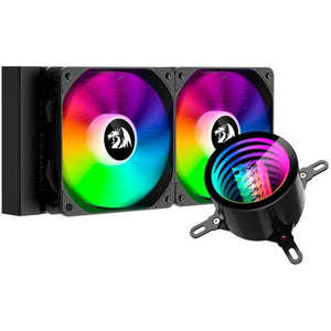 Redragon 240mm Radiator 2x 120mm CPU Liquid Cooler - Black