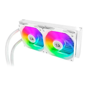 Redragon 240mm Radiator 2x 120mm CPU Liquid Cooler - White