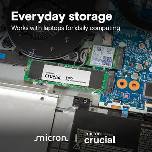 Crucial E100 2TB PCIe Gen4 NVMe M.2 SSD
