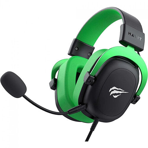 Havit H2002D Wired Gaming Headset – Black/Green