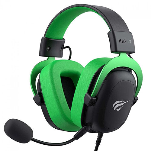 Havit H2002D Wired Gaming Headset – Black/Green