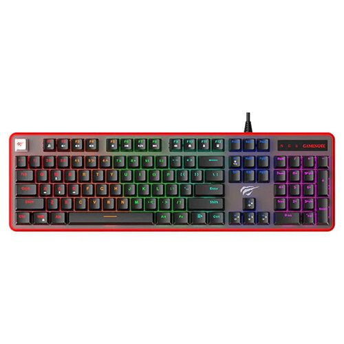 Havit KB870L GAMENOTE Mechanical Gaming Keyboard - Black/Red