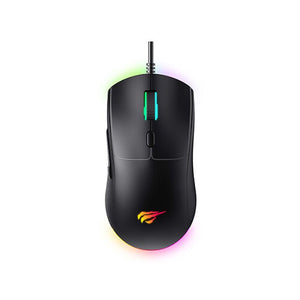 HAVIT MS1030 RGB BACKLIT Wired Gaming Mouse - Black