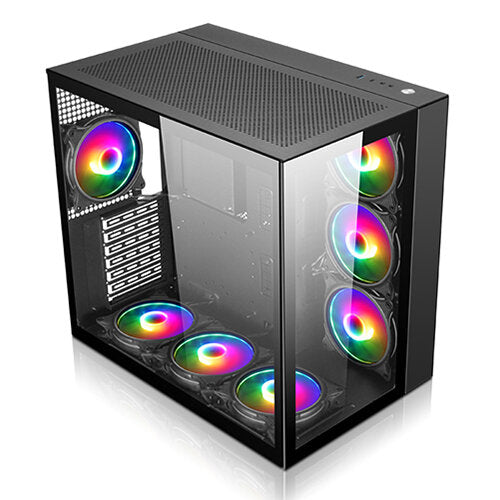 XANDER Neptune ATX Tempered Glass Case - Black