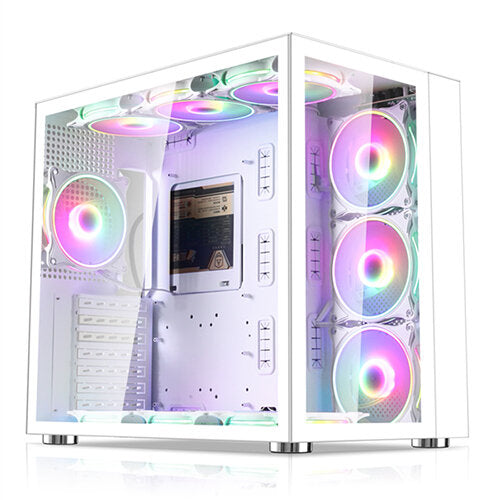 XANDER Neptune ATX Tempered Glass Case - White