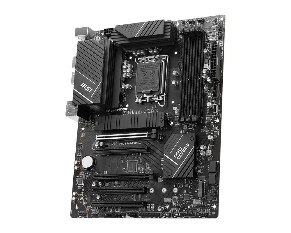 Msi PRO B760-P DDR4 LGA 1700 ATX Intel Motherboard