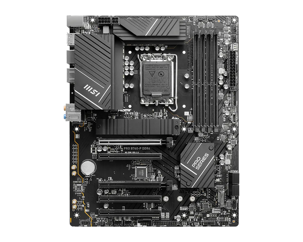 Msi PRO B760-P DDR4 LGA 1700 ATX Intel Motherboard