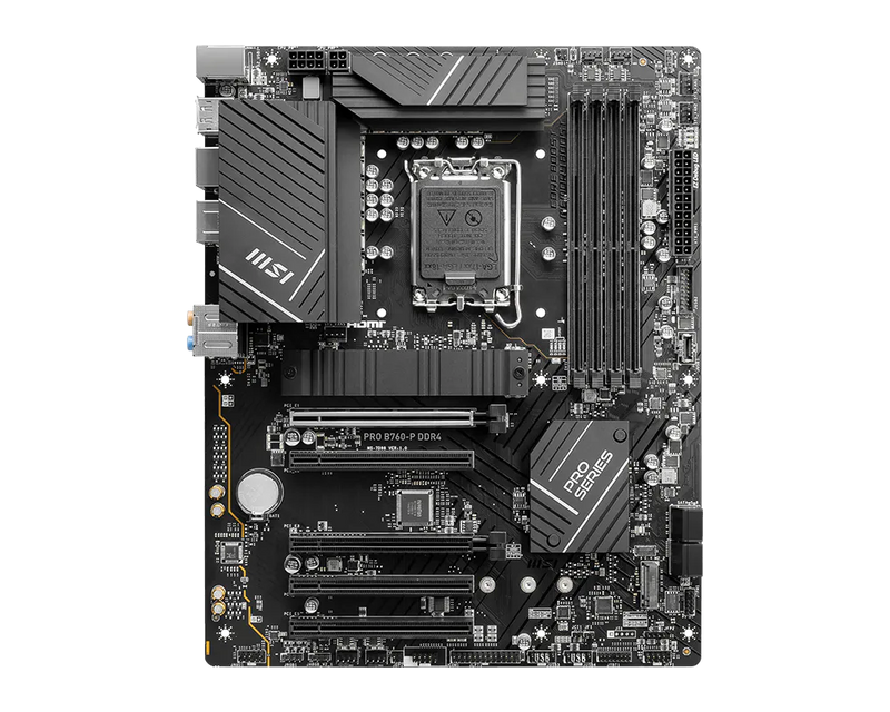 Msi PRO B760-P DDR4 LGA 1700 ATX Intel Motherboard