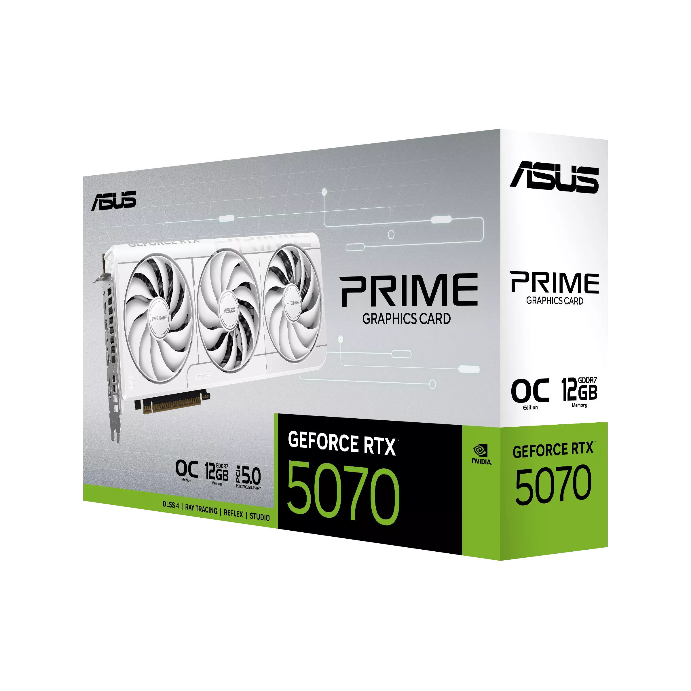 ASUS PRIME GeForce RTX™ 5070 12GB GDDR7 - White